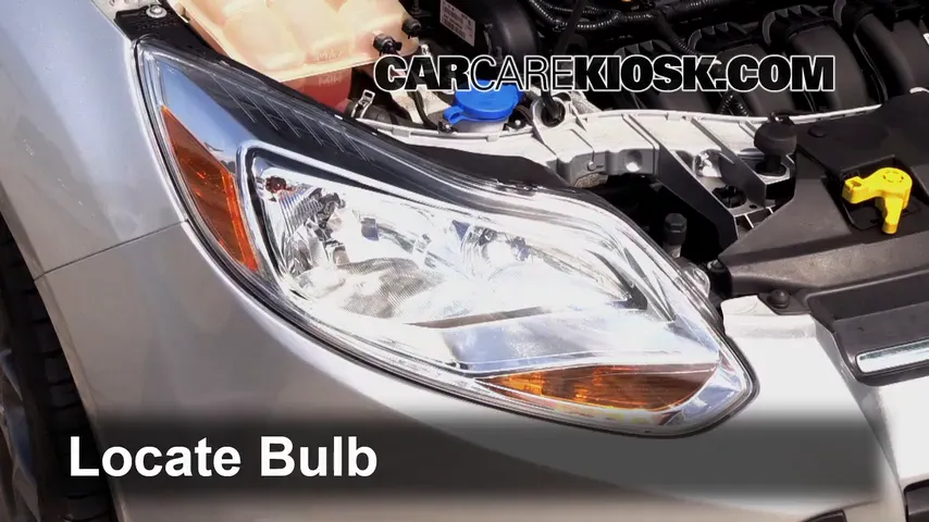 2013 Ford Focus SE 2.0L 4 Cyl. FlexFuel Hatchback Lights Highbeam (replace bulb)